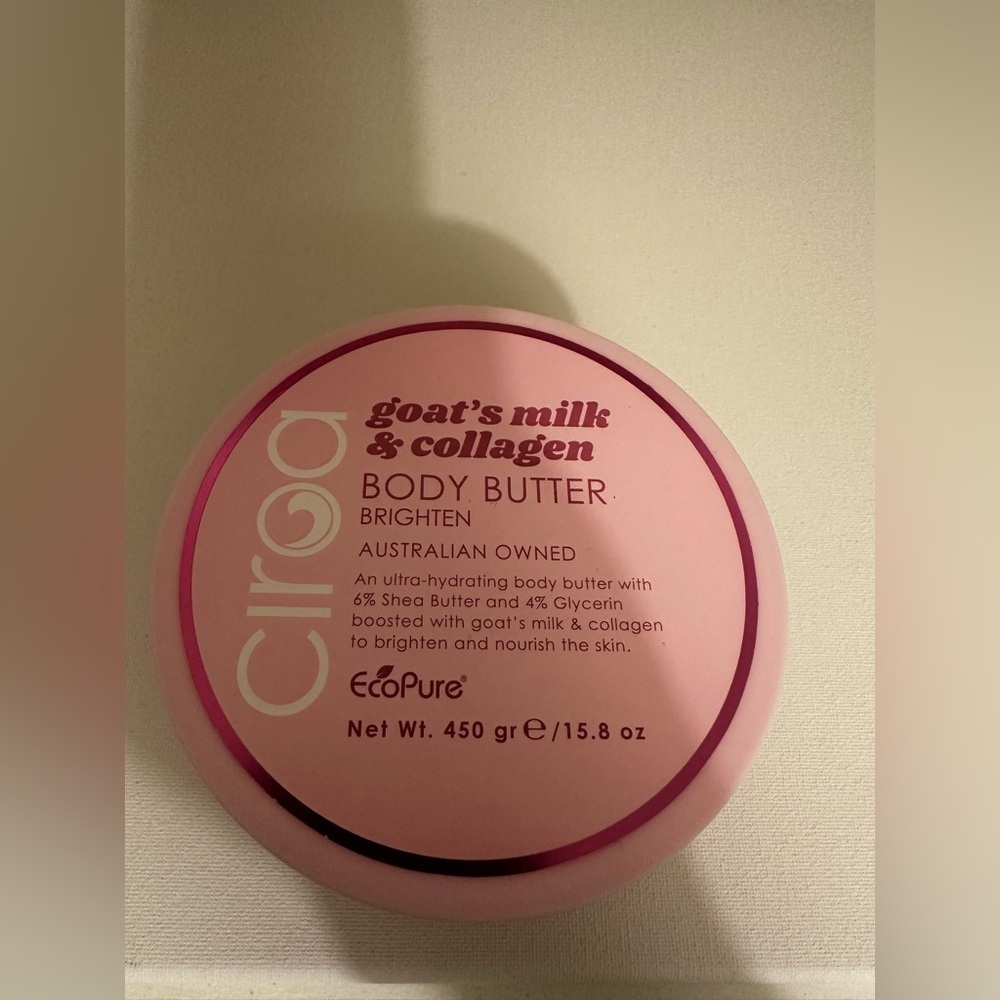 Ciroa Goat's Milk & Collagen Body Butter Brighten 15.8oz